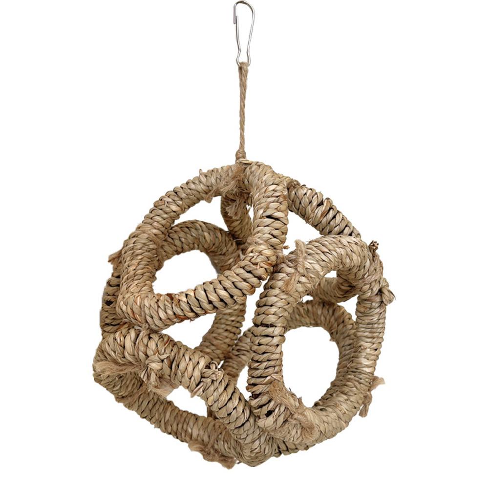 Bird Parrot Swing Toys Hammocks Rings Toy Anti Gnawing Non-slip Standing Hanging Perch Cage Accessories For Budgerigar Cockatiel