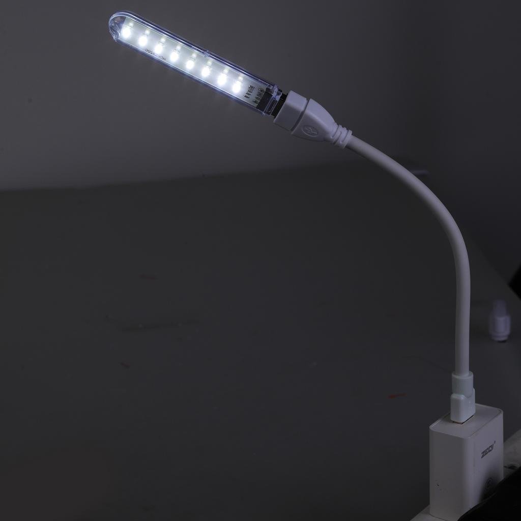 USB Lampe Verstellbarer Winkel LED Licht mit 8 hellen LEDs und flexiblem Verlängerungsschlauch für Camping, Angeln, Outdoor und Studentenwohnheime