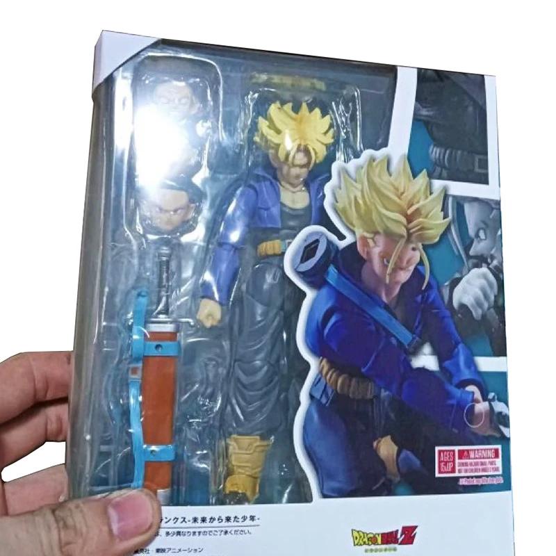 SHF Dragon Ball Z Figure Super Saiyan Trunks Action Figure Movable PVC Collection Anime Future Boy Torankusu Figures Model Toys