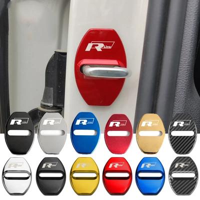 2026 Hot For VOLKSWAGEN VW 4Pcs for Volkswagen VW Rline Jetta Santana Golf Polo Lavida Tiguan T-Cross Passat Bora Car Door Lock