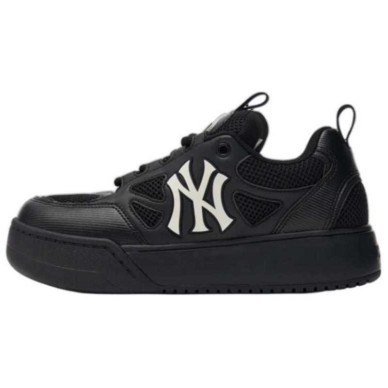 

MLB Chunky Wide Slip Resistant Abrasion Resistant Low top Skateboard Shoes Unisex Black Sneakers 3ASXCCW4N-50BKS 37.5 чорний