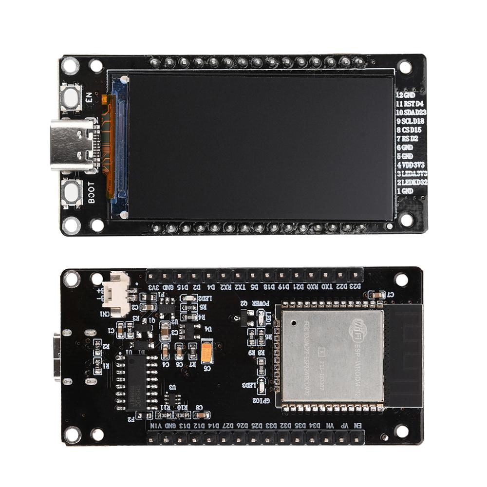 Esp32 1.9-Inch Lcd Screen Wifi Bluetooth Development Board Onboard Esp32-32 Module Type-C WiFi+BL Module