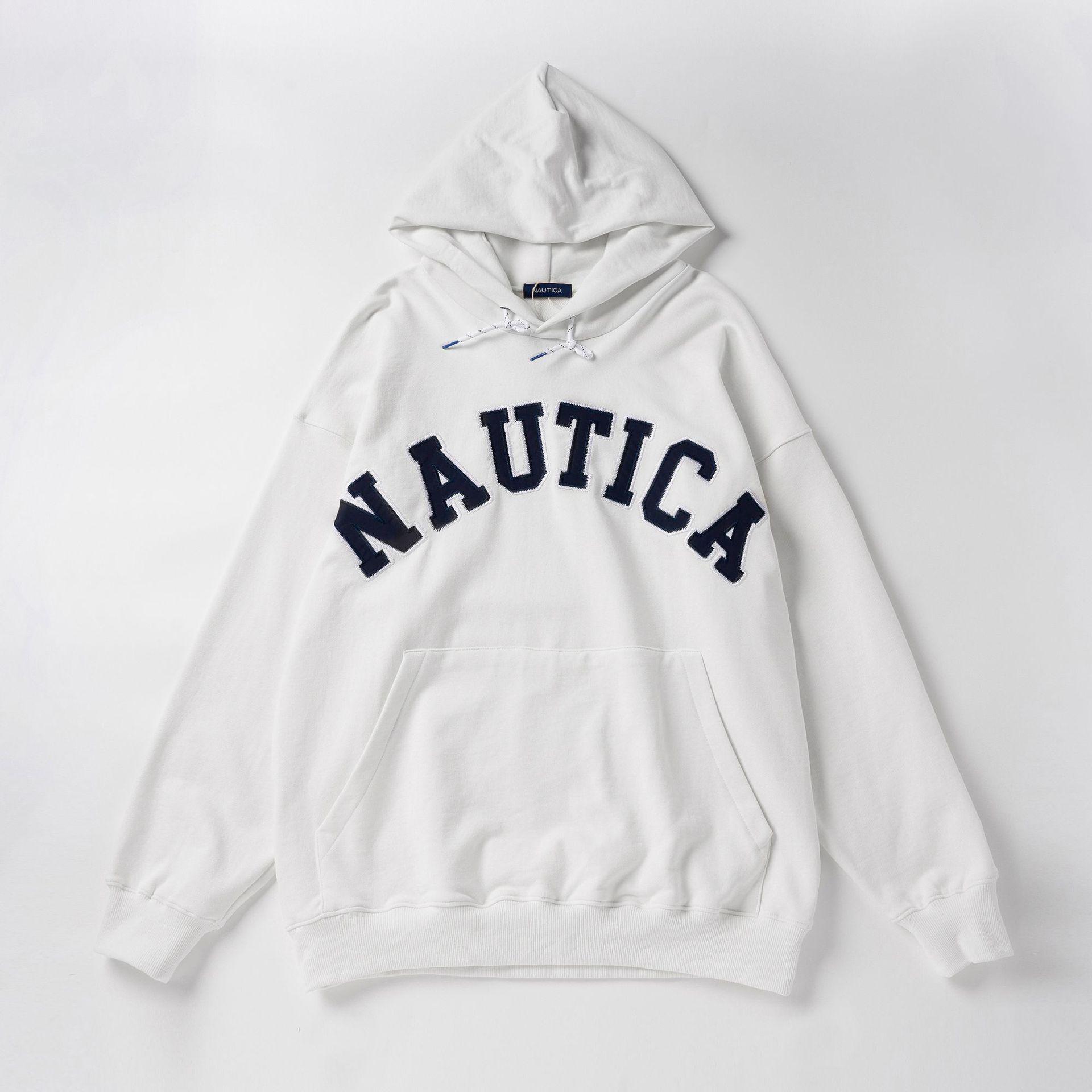 Худи унисекс Nautica Hasegawa, вышитое, ретро, свободного кроя Small