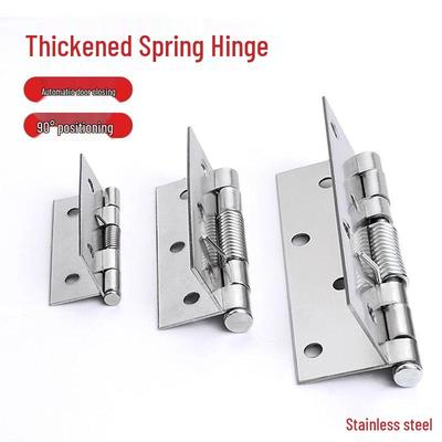 Automatic Stainless Steel Door Closer Hinge with Rebound Feature