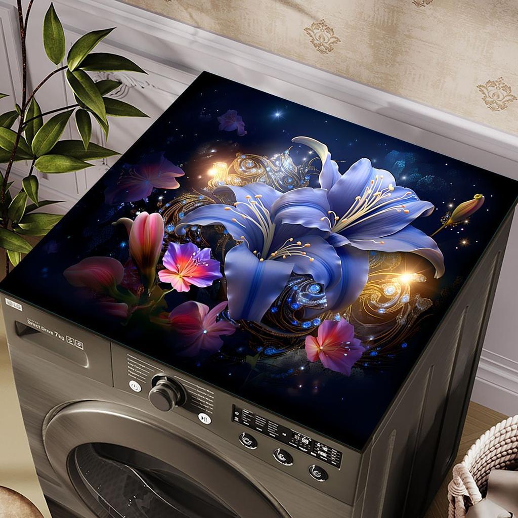 Diatomaceous Earth Washing Machine Cover, Absorbent, Dust-absorbing, Universal Cover, Sun-protective Cover, and Refrigerator Dustproof Mat