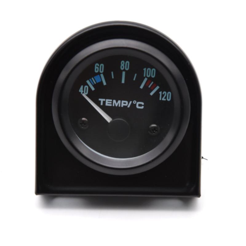 52mm Water Temperature Gauge 40~120Celsius for Car Engine Digital Thermometer Water Temp Sensor Vehicle Meter Black Shell Custom