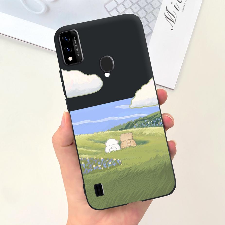 For ZTE Blade A51 Case BladeA71 Cute Fashion Cartoon Cover Soft Silicone Phone Case For ZTE Blade A71 A7030 BladeA51 Funda Coque