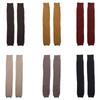 Color Long Tube For Female Women Leg Warmers Over Knee Socks Knitted Foot Cover Lolita Arm Sleeves