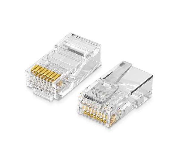 Tv39 RJ45 PLUGS 50x RJ 45 PLUG RJ-45 TERMINAL FOR NETWORK CABLE 50pcs