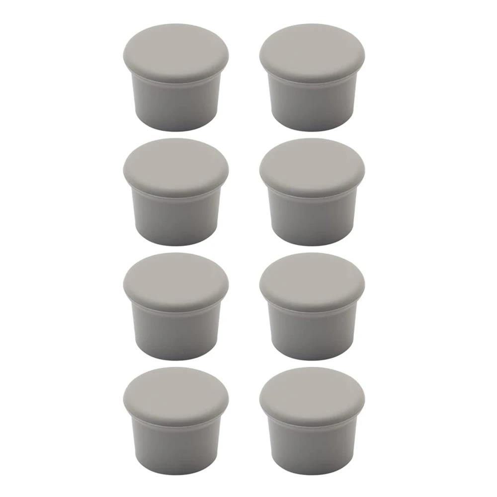 8Pcs Reusable Wine Bottle Stopper Silicone Wine Stopper Beer Champagne Stoppers Wine Corks for Glass Bottles Keep Wine Fresh 5