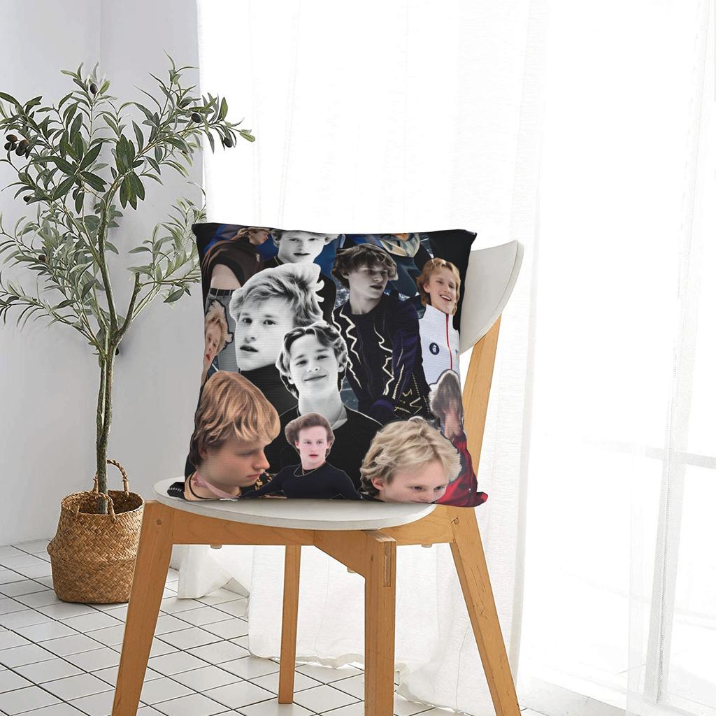 Ilia Malinin Pillow Case  Design Pillow Cover For Sofa Bedroom Home Decor Retro Trendy Cushion Cover