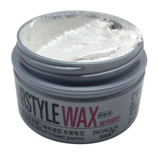 100g Women Men Silver Grey Dynamic Modelling Wax Hair Styling Mud Water Gel