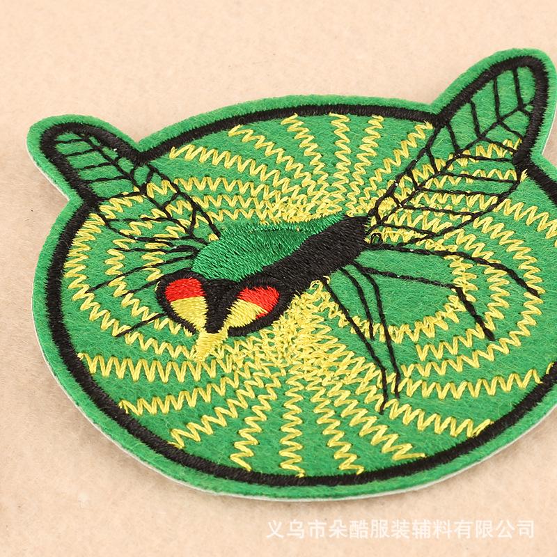 Embroidery Label Round Cloth Badge Shoulder Badge Clothing Accessories Hand Account DIY Patch Sticker Embroidery Sticker Cloth Sticker