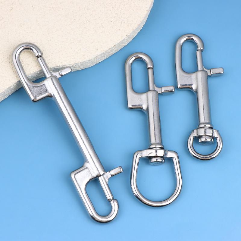 Dual Head Marine Diving D Ring Snap Hooks With Swivel Bolt Snap Hook Clip 316 Stainless Steel Oval Swivel Spring Snap Hook