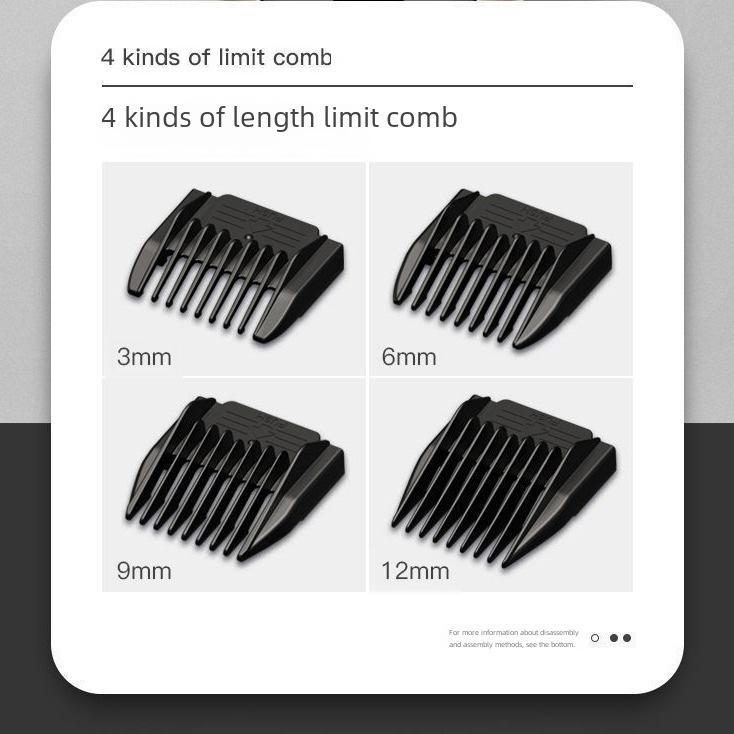 Electric Hair Clipper for Adults, Babies, Children, Home Grooming, Pet Haircutting, and Shaving Razor