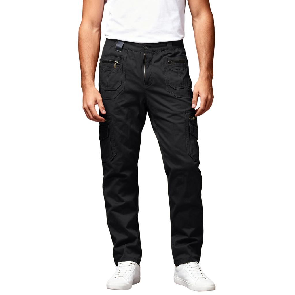 Men's Sports Pants, Casual Pants, Multi Pocket Work Pants