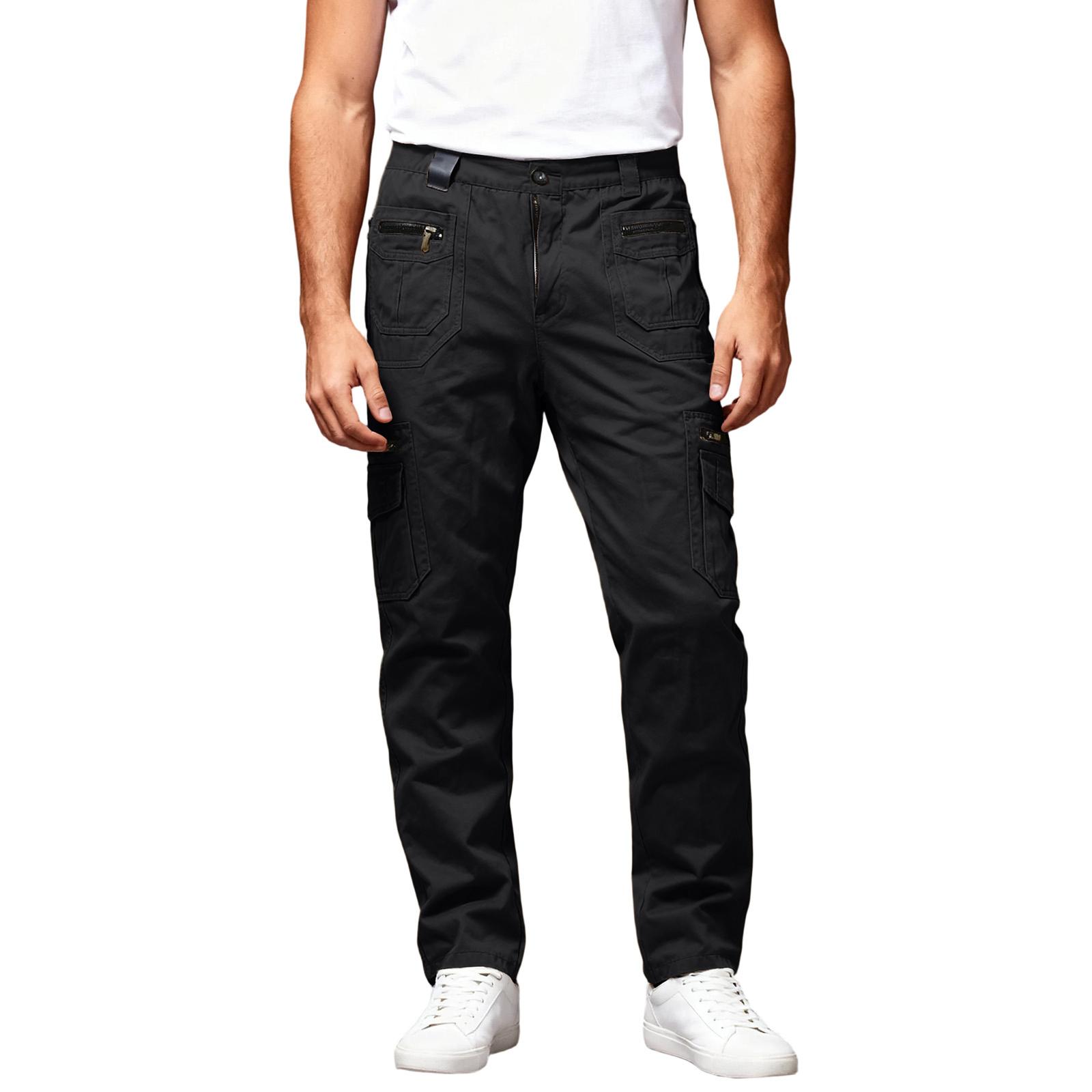 

Men s Sports Pants, Casual Pants, Multi Pocket Work Pants M
