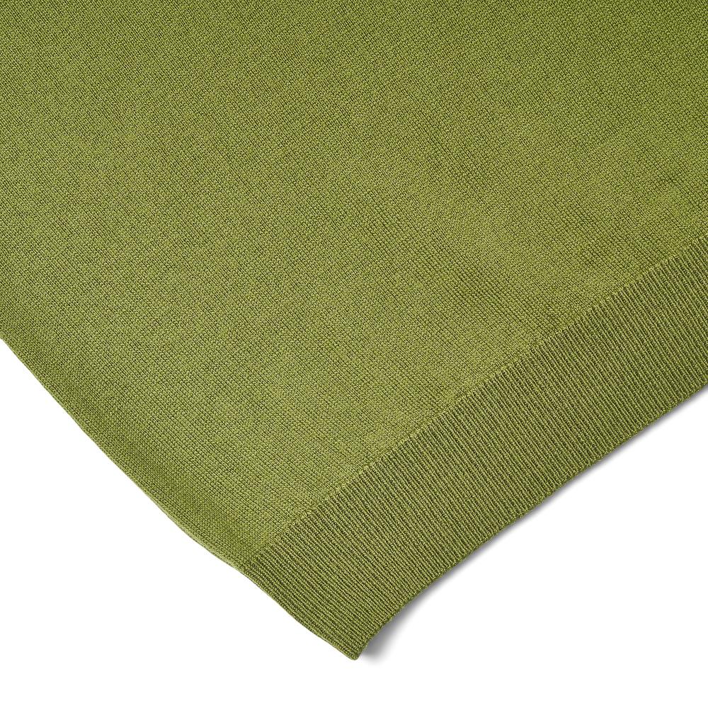 VERNO Short Sleeve Basic Round Knit Green