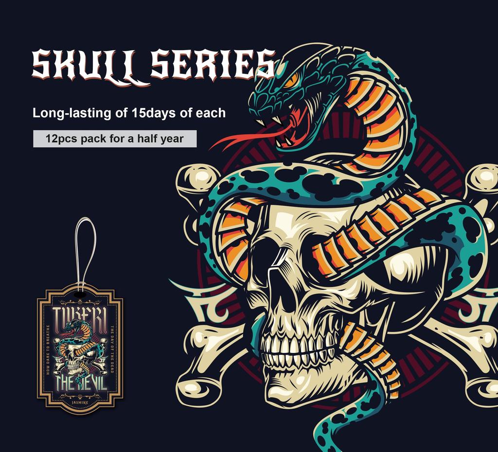 TIIKERI 12 Pcs Car for Car Home Office Hanging 180 Days Freshness