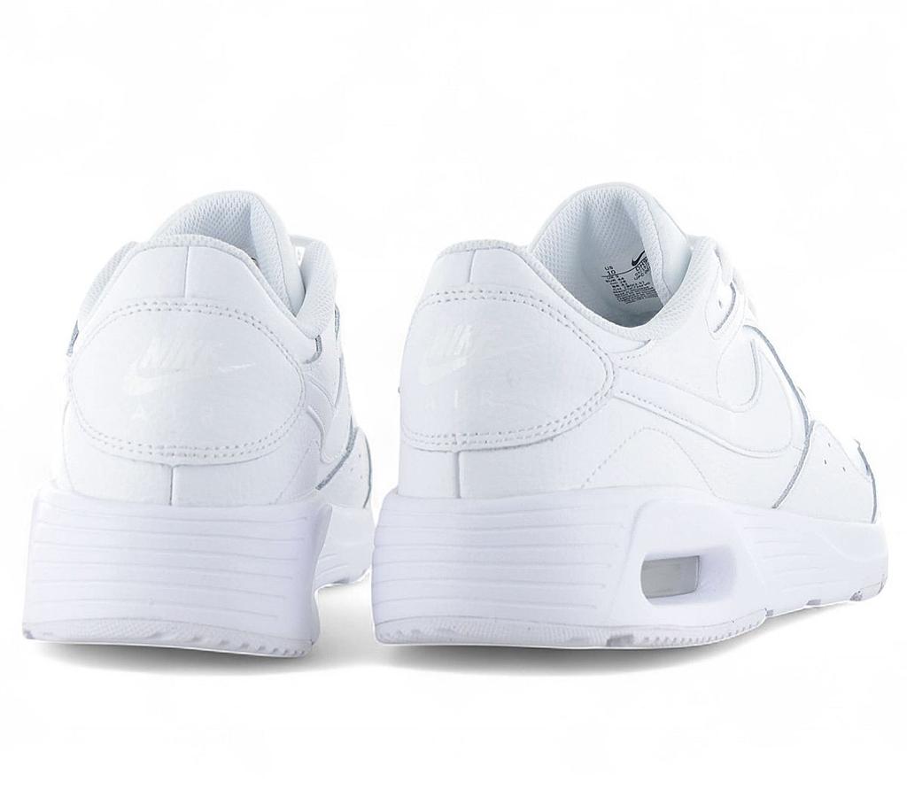 Nike Air Max SC Lær - Trippel Hvit - Herre Sneakers Sko Hvit DH9636-101 ORIGINAL