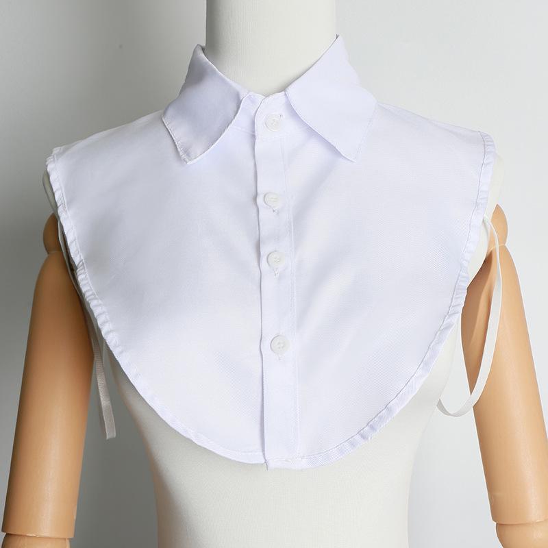 Unisex Detachable Cotton Collar for Formal or Casual Wear - Versatile for Professional Work (Autumn, Winter, Spring)