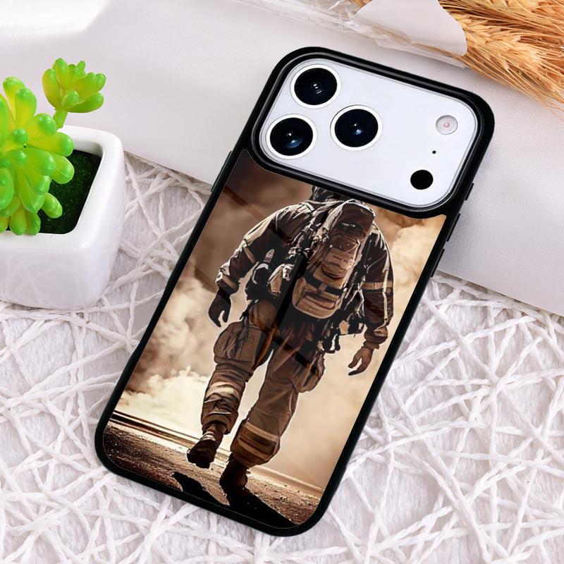 Firefighter Fire Fireman Phone Case for iPhone 17 Air 16 15 11 12 14 13 Pro Max Shockproof Cover