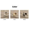 Classic Sika Deer Brooch for Men Stainless Steel Collar Pin for Everyday Use