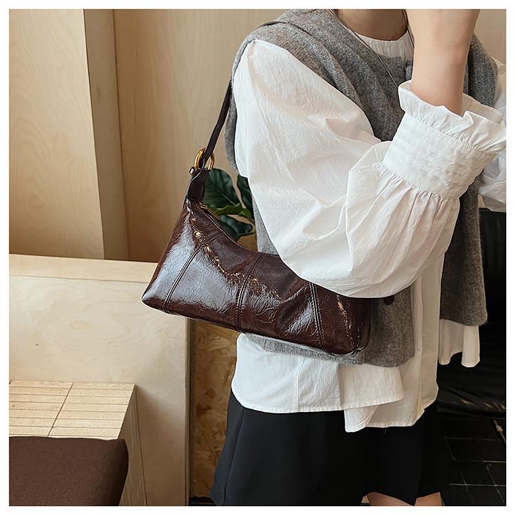 IELGY Ladies One-Shoulder Underarm Bag Retro Merad Color Cross-Body Fashion Bag