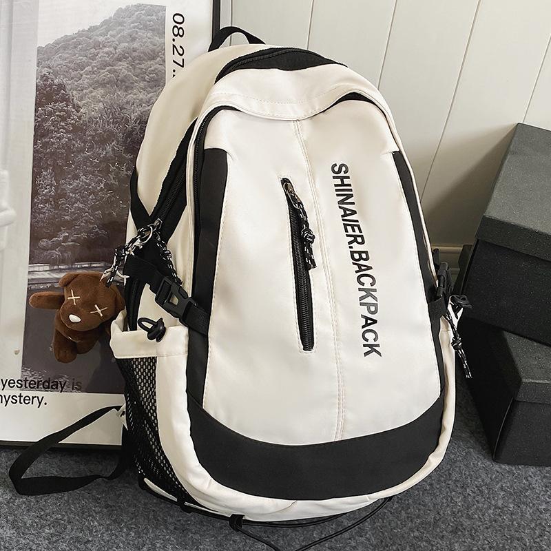 School Bag for Children, Elementary School Students, Girls, Junior High School Students, Large-capacity Contrasting Color Backpack