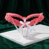 Open Crotch Lace Pearl Panties Low Waist See-through Thong Fashion Underwear for Women  Gifts
