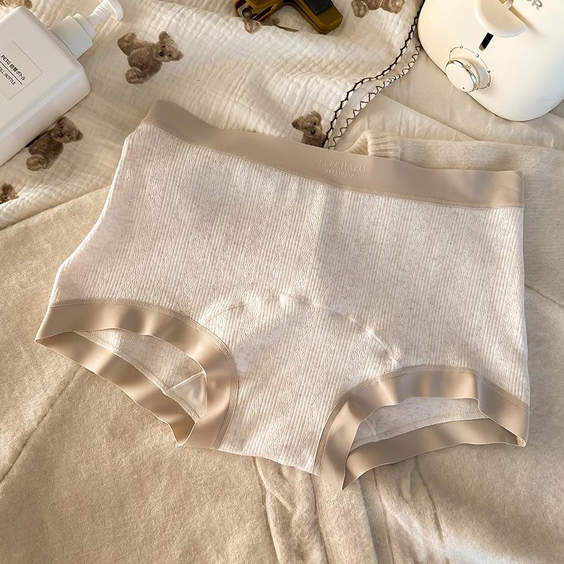 

Большие размеры Женское модное нижнее белье с поясом на бедрах, чистого цвета, без следов, легкое, дышащее XXL абрикосовый