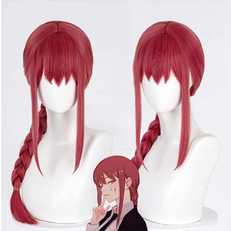 Hoge Kwaliteit Anime Chainsaw Man Cosplay Pruiken Reze Angel Devil Quanxi Makima Power Hayakawa Aki Denji Hittebestendig Haar Pruik 1pc brown