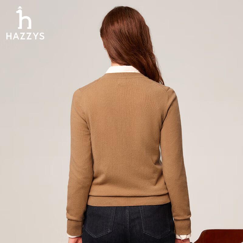 HAZZYS Women's Slim-Fit Wool Cardigan