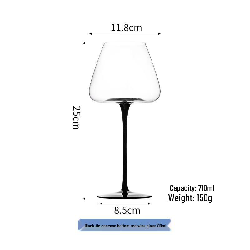 Plastic Burgundy Red Wine Glass