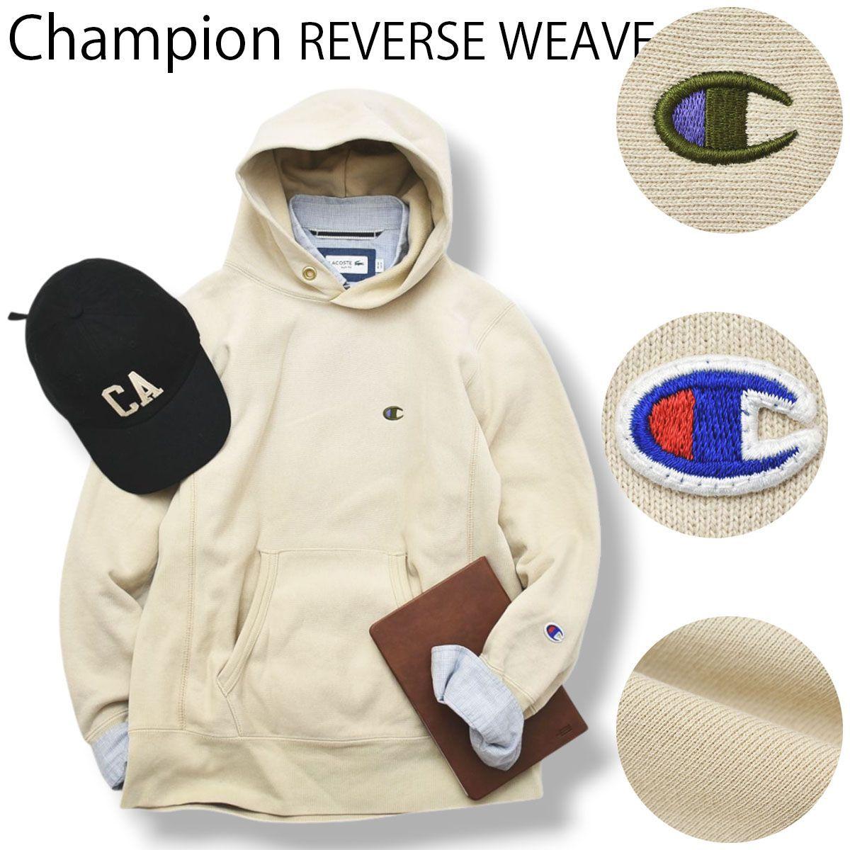 Used [Standard] Champion Champion REVERSE WEAVE Reverse Weave Sweatshirt Hoodie Parka S Beige American Casual Street Men s Women s Unisex Unisex