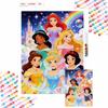 Themed Diamond Painting Kit PRINCESSES Handmade Diy Beginners and Craft Lovers Home Decoration
