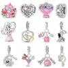 New Charms Copper Love Proposalwedding Pendant Charms Fit Original Charms Bracelets Bead Diy Jewerlry Accessories