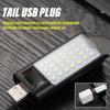Wiederaufladbare MINI LED Taschenlampe Arbeitsleuchte Schlüsselanhängerlicht Campinglampe Leicht zu Tragen Mehrere Beleuchtungsmodi Wasserdichtes Material