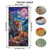 Tijger Grote Maat Diamant Schilderen Nieuwe Collectie Wilde Dieren Diy Volledig Vierkant Rond Boor Strass Borduurwerk Mozaïek Kruissteek Kits Muur Decor
