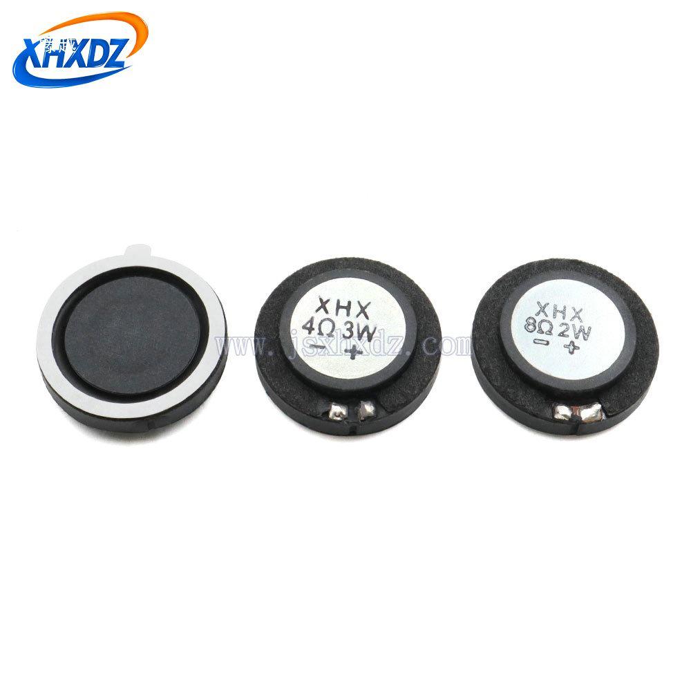 20-40MM 4R 3W 8 Ohm 2W Iron Shell Loudspeaker with Plastic Inner Magnet and Composite Membrane.