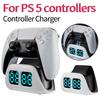 For PS 5 Controller Charger with Clock Display Charging Station Multifunctional Game Controller Charging Dock for PS 5 Accessory