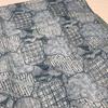 Used Stall, large hand-drawn batik, indigo dye, silk, made in Jogjakarta