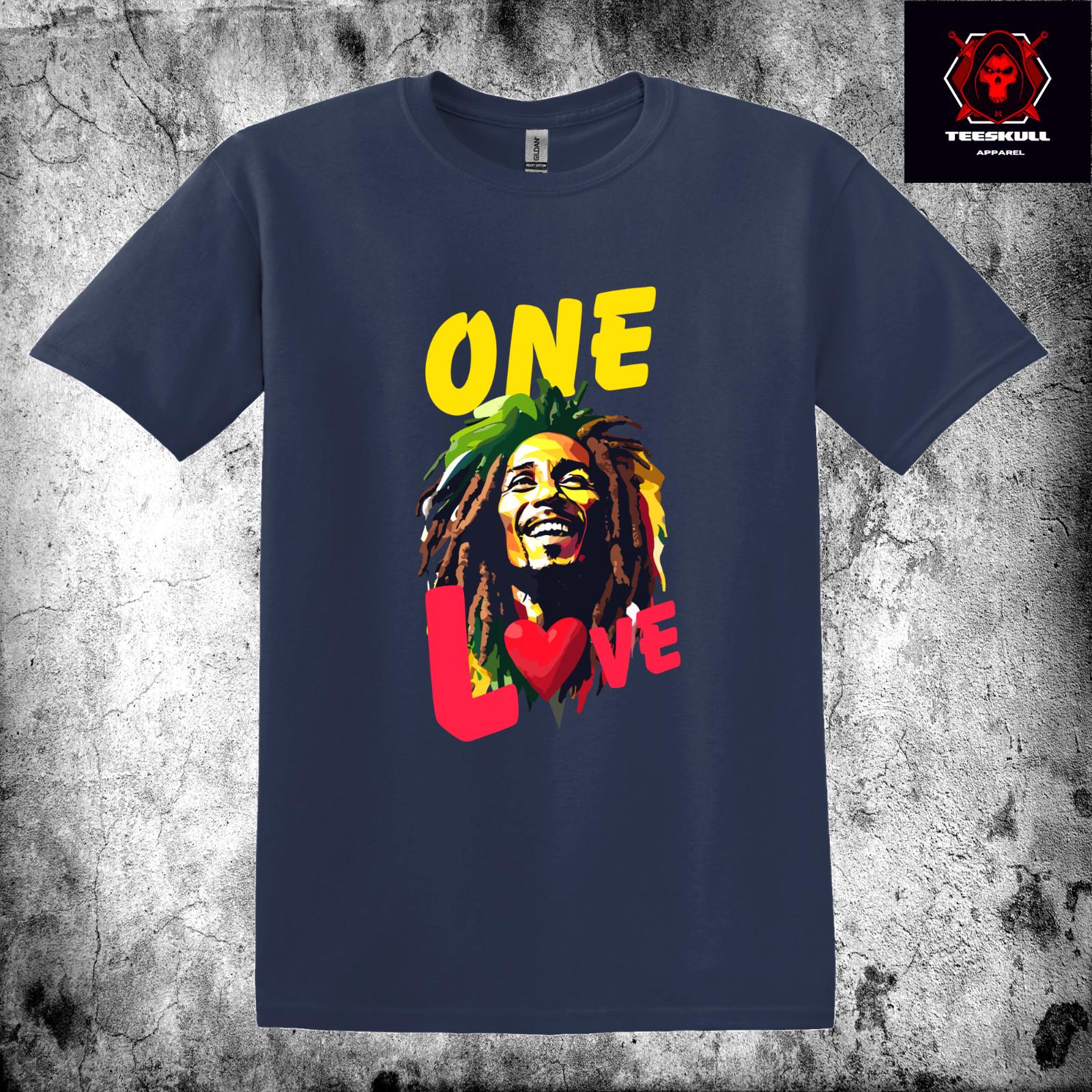 Bob Marley One Love Reggae Heavy Cotton Unisex T-shirt S3XL XXXXL