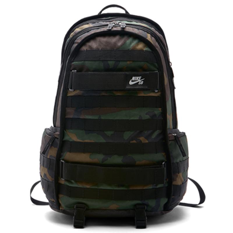 Nike Polyester Double-Shoulder Backpack Regular Unisex Camouflage Casual