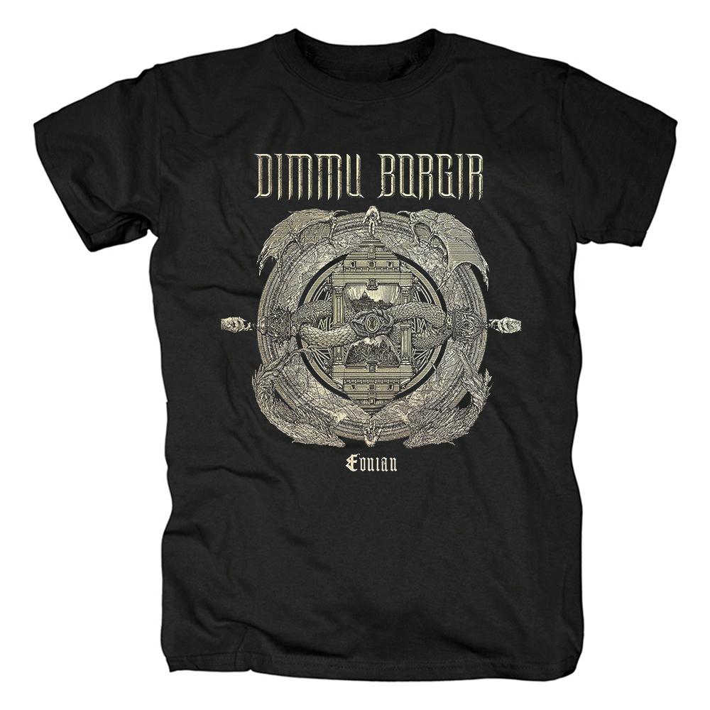 Dimmu Borgir Dark Castle Symphonic Metal Rock T-Shirt Men's and Women's Cotton Loose Crew Neck Short Sleeves
