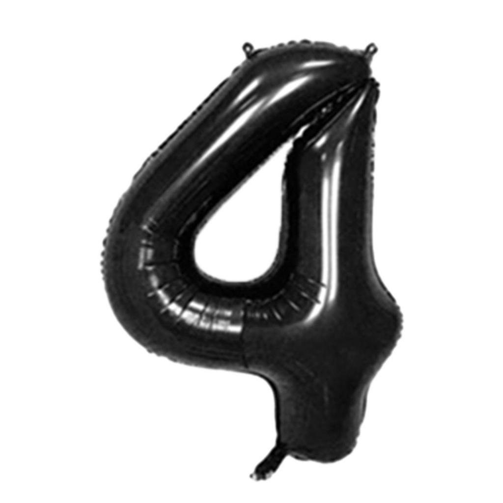 32-Inch Gradient Color Aluminum Foil Number Balloons - US Version