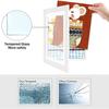 Wood Picture Frame Decorative Elastic Band Rectangular Wall-mounted Replacement Home Salon Gallery Artwork Frames