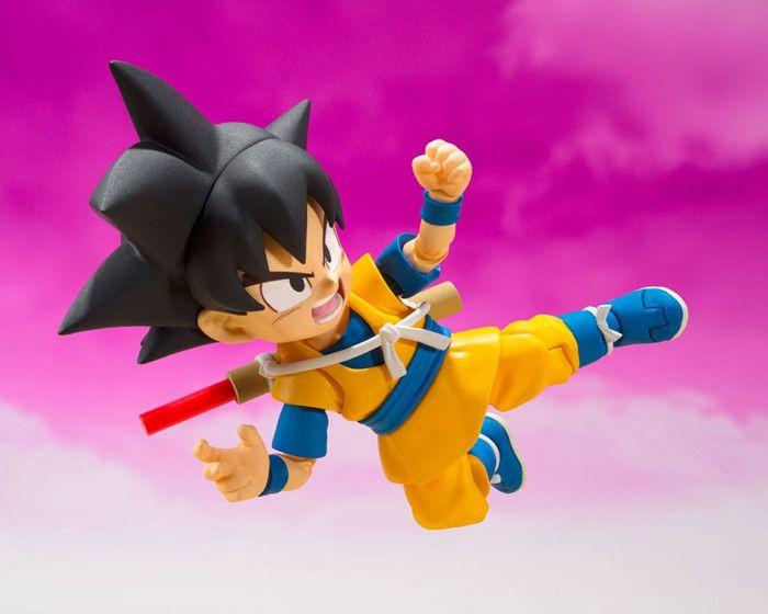Action Figure - TAMASHII NATIONS - Son Goku (Mini) -DAIMA- - 7,1 cm - S.H.Figuarts - Licence officielle