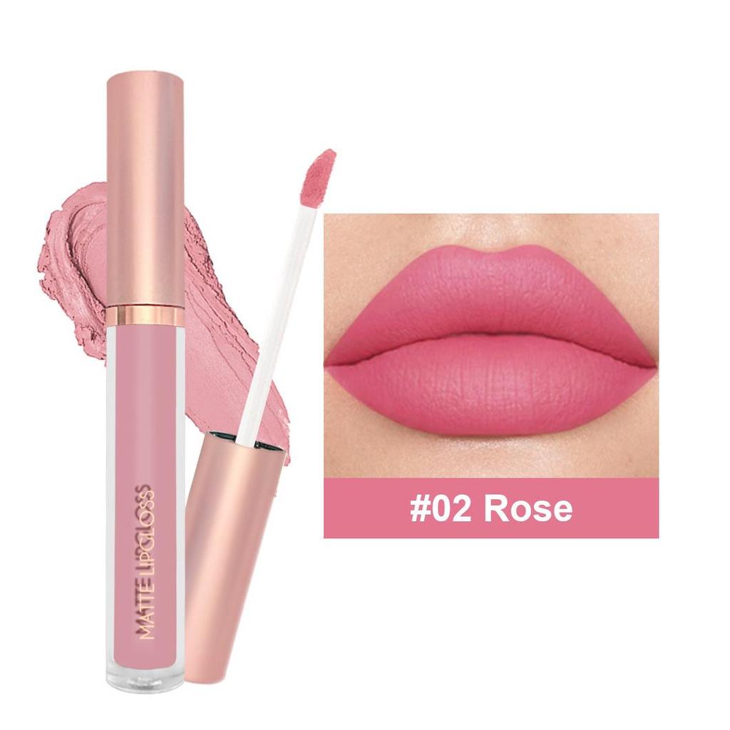 Matte Liquid Lipstick: Ice Cream Velvet, Long-Lasting, Non-Fading Lip Gloss