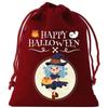 8/12Pcs 2025 New Halloween Gift Bags Children'S Trick-Or-Treat Candy Bags Pumpkin Bags Flannel Drawstring Candy Bags 10X12Cm